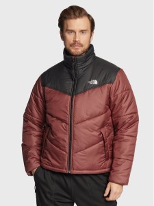 The North Face Kurtka puchowa Saikuru NF0A2VEZ Bordowy Regular Fit