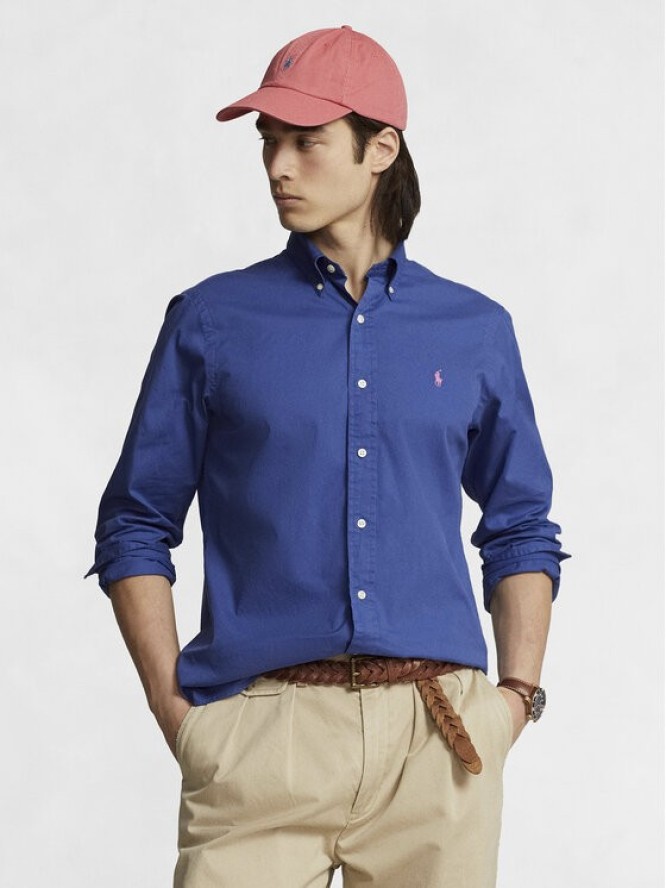 Polo Ralph Lauren Koszula 710937994001 Niebieski Slim Fit