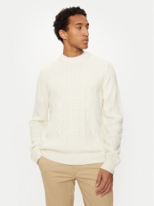 U.S. Polo Assn. Sweter MUP2808 Écru Regular Fit