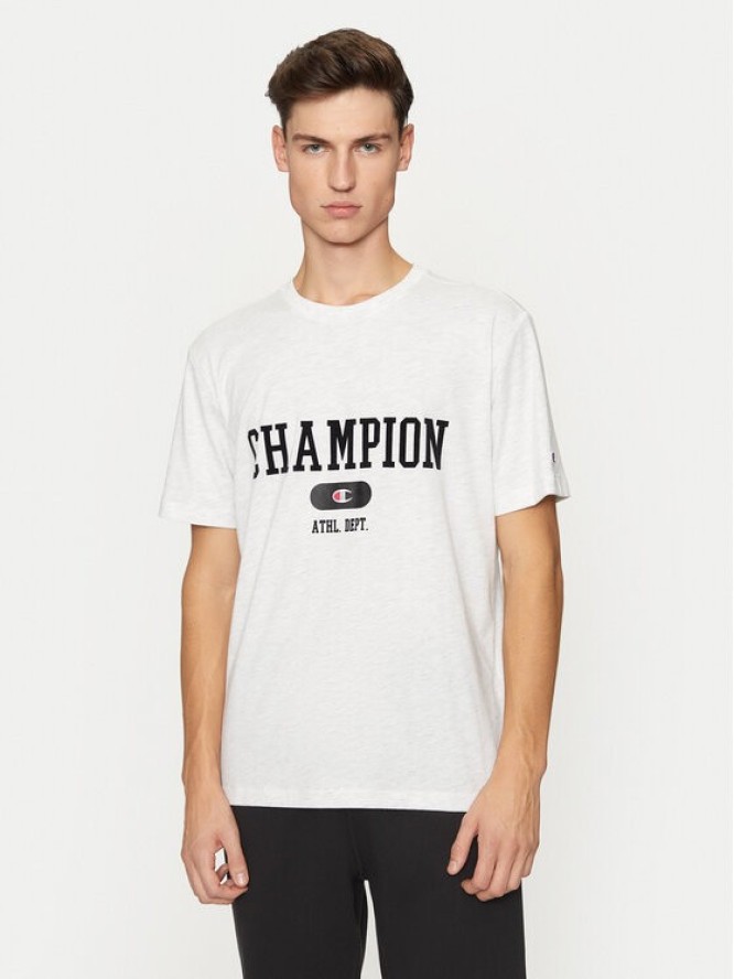 Champion T-Shirt 220432 Szary Regular Fit