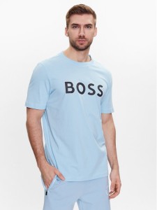 Boss T-Shirt 50488793 Błękitny Regular Fit