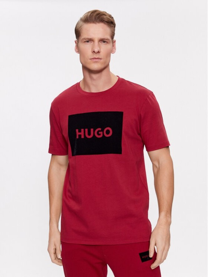Hugo T-Shirt Dulive_V 50501004 Czerwony Regular Fit