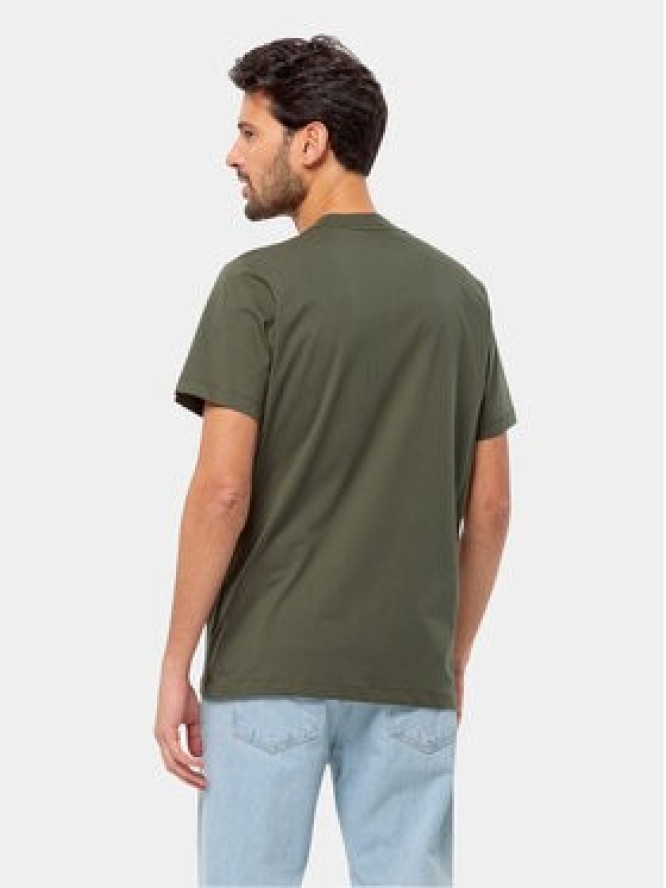 Jack Wolfskin T-Shirt Essential T 1808382 Khaki Regular Fit