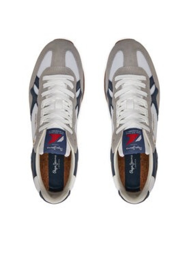 Pepe Jeans Sneakersy Brit Retro M PMS40004 Szary