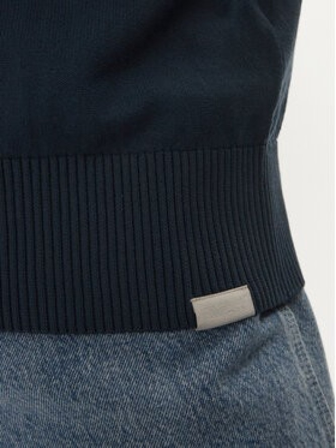 Jack&Jones Sweter Collective 12251556 Granatowy Relaxed Fit