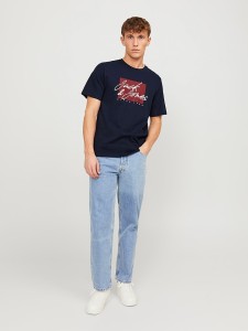 Jack & Jones Koszulka w kolorze granatowym rozmiar: L