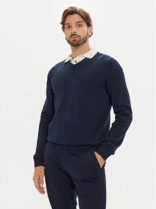 s.Oliver Sweter 2143174 Granatowy Regular Fit