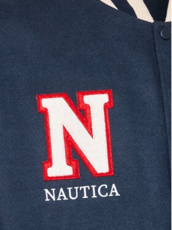 Nautica Kurtka bomber Wilson N1G00392 Granatowy Regular Fit