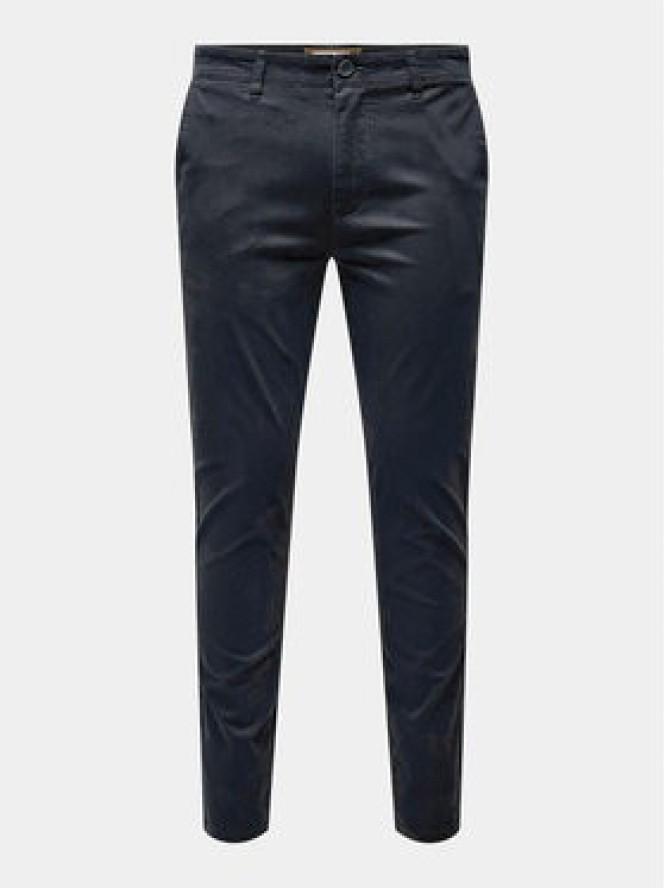 Only & Sons Chinosy Mark Luca 22028144 Granatowy Slim Fit