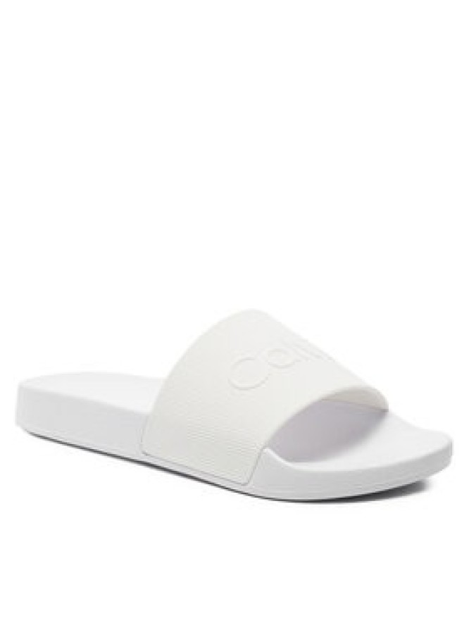 Calvin Klein Klapki Pool Slide Rubber HM0HM00636 Biały