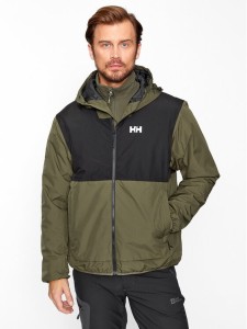 Helly Hansen Kurtka przeciwdeszczowa Ervik Ins 53983 Khaki Regular Fit