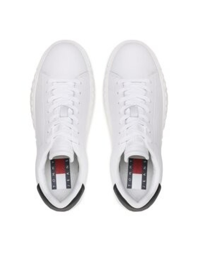 Tommy Jeans Sneakersy Leather Outsole EM0EM01159 Biały