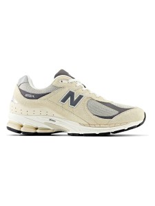 New Balance Skórzane sneakersy "2002R" w kolorze beżowo-antracytowym rozmiar: 47,5