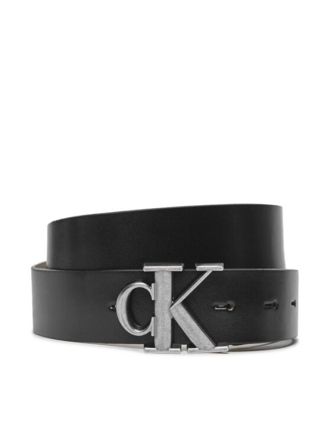 Calvin Klein Jeans Pasek Męski Ro Mono P Rev/Adj Lthr Belt35Mm K50K511415 Czarny