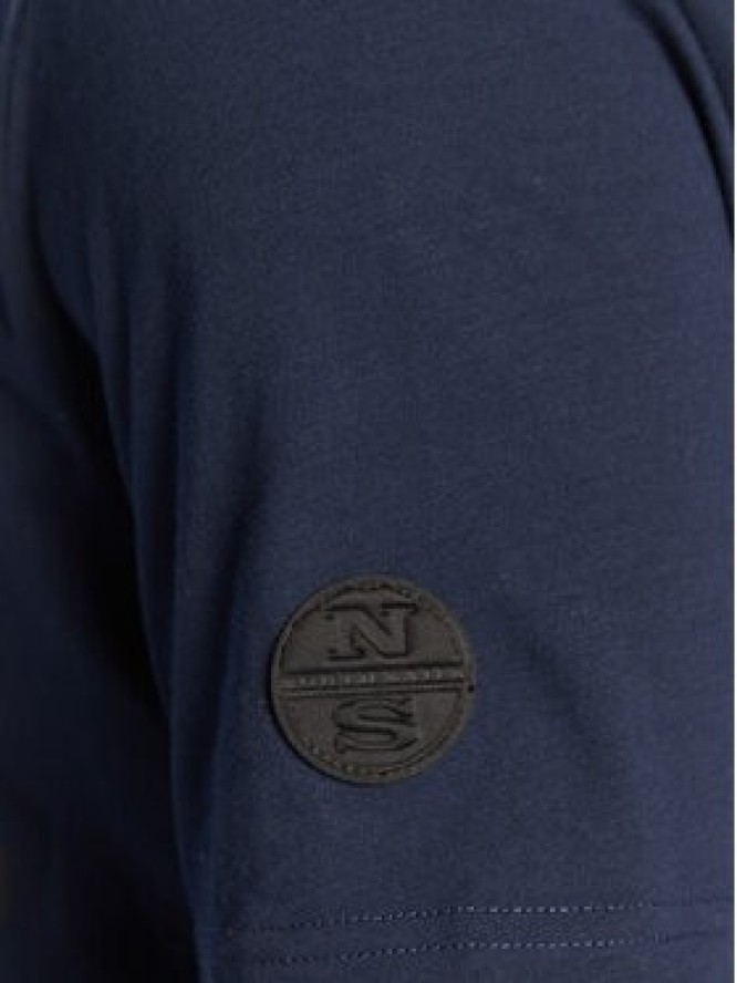 North Sails T-Shirt MASERATI 452311 Granatowy Regular Fit