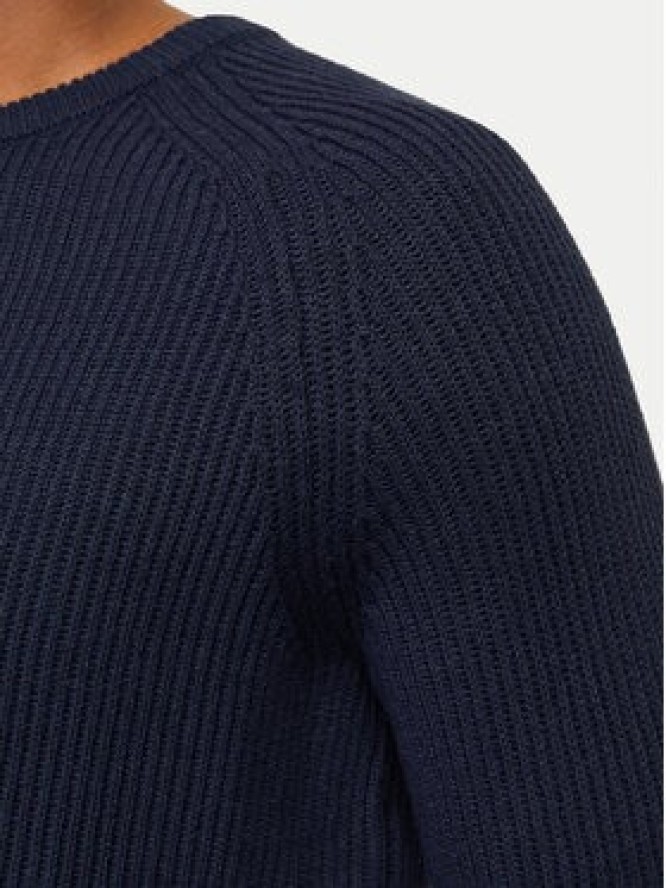 Jack&Jones Sweter Pannel 12258471 Granatowy Regular Fit