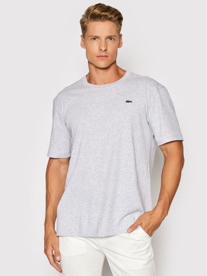 Lacoste T-Shirt TH7618 Szary Regular Fit