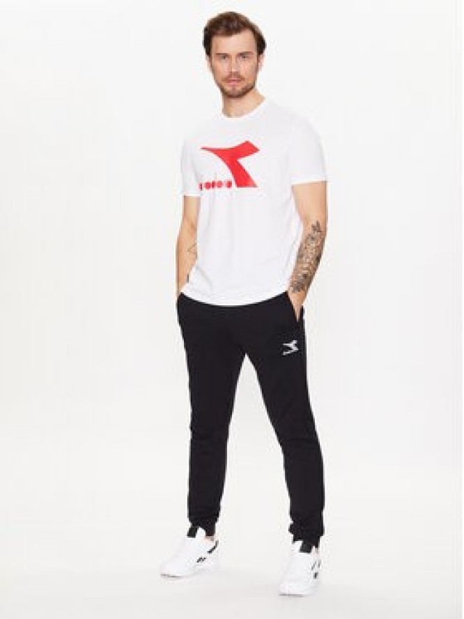 Diadora T-Shirt Ss Core 102.179759 Biały Regular Fit