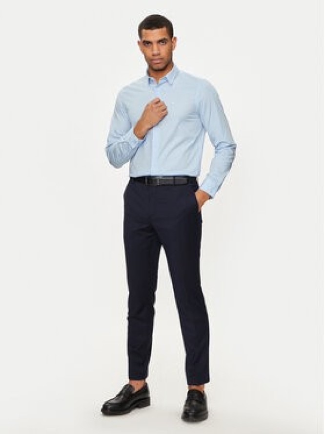 Calvin Klein Koszula K10K110856 Niebieski Slim Fit