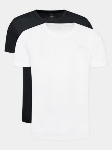 Gant Komplet 2 t-shirtów C-Neck 2 Pack 900002008 Czarny Regular Fit
