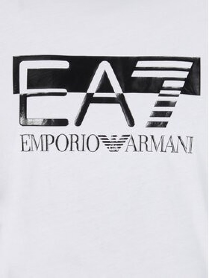 EA7 Emporio Armani T-Shirt 6RPT81 PJM9Z 0100 Biały Regular Fit