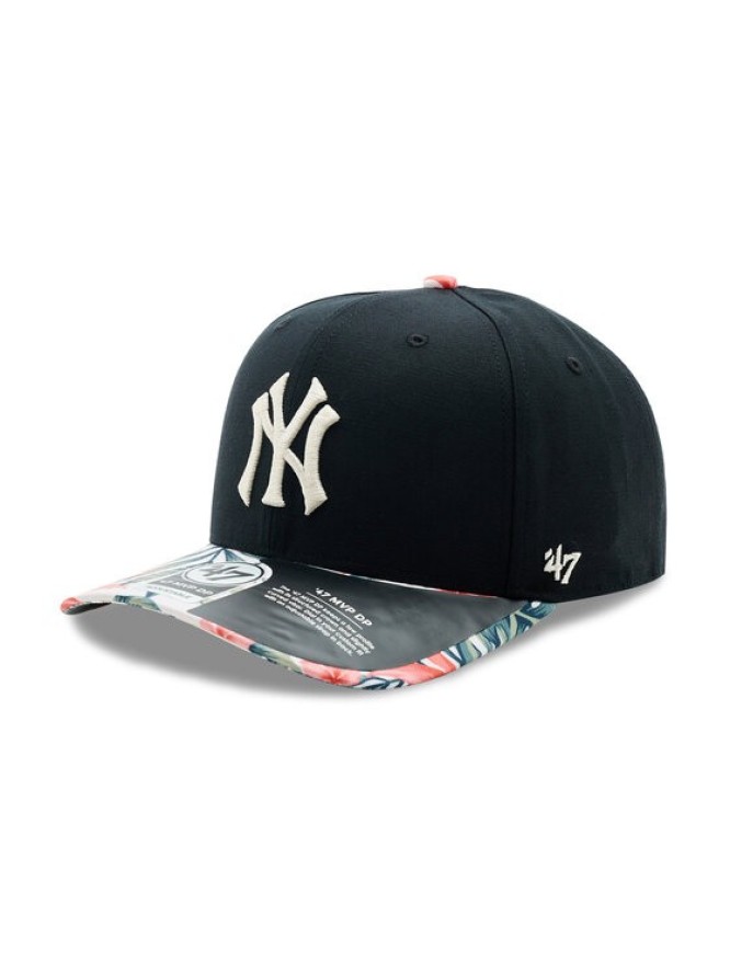 47 Brand Czapka z daszkiem MLB New York Yankees Coastal Floral Snap 47 MVP DP B-CFLDP17GWP-BK Czarny