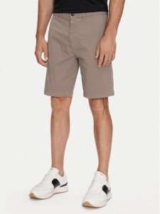 Boss Szorty materiałowe Chino-Slim-Shorts 50513035 Brązowy Slim Fit