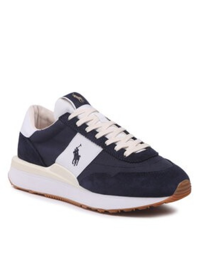 Polo Ralph Lauren Sneakersy Train 89 809878008004 Granatowy