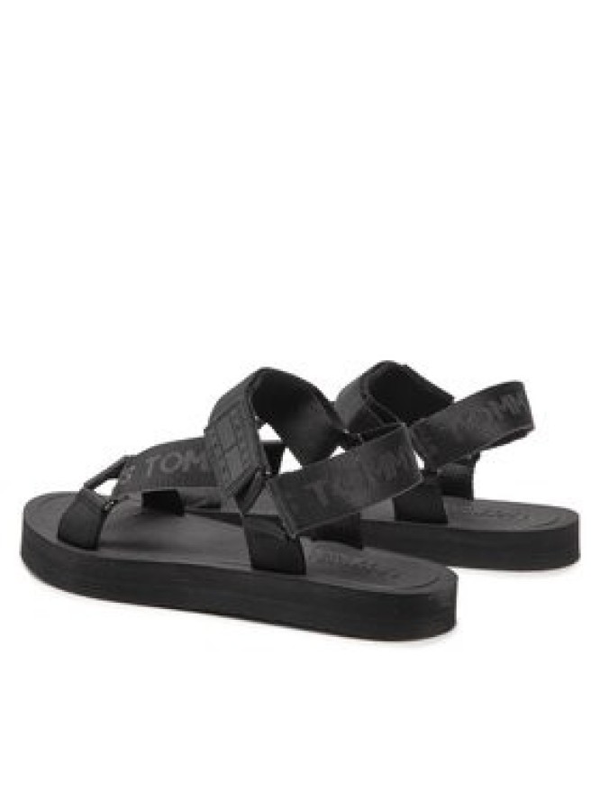 Tommy Jeans Sandały Mens Eva Sandal EM0EM00976 Czarny