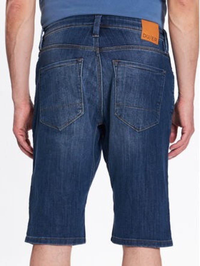 Duer Szorty jeansowe MSLS4505 Granatowy Regular Fit