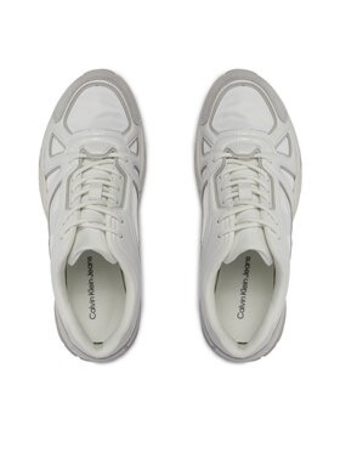 Calvin Klein Jeans Sneakersy Vibram Runner Low Mix Nbs Lum YM0YM00880 Biały