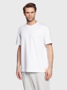 Outhorn T-Shirt TTSHM063 Biały Oversize