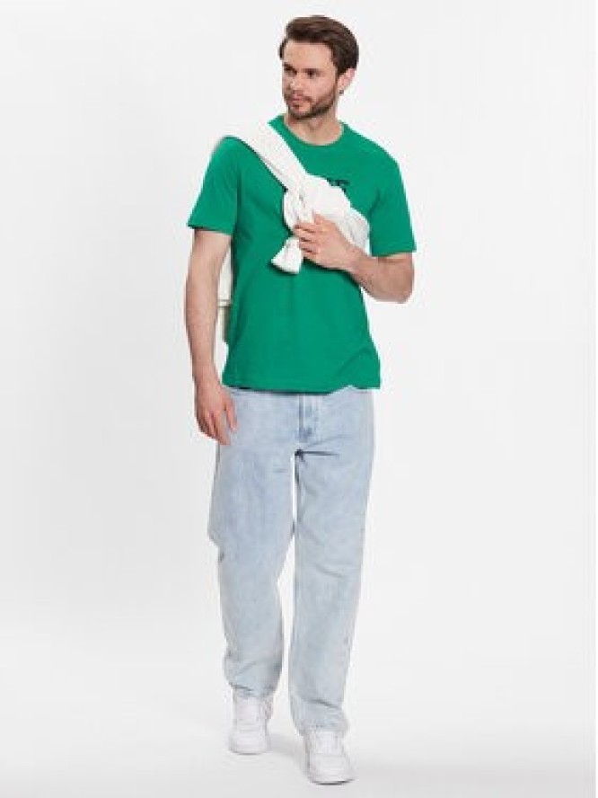 United Colors Of Benetton T-Shirt 3096U105L Zielony Regular Fit