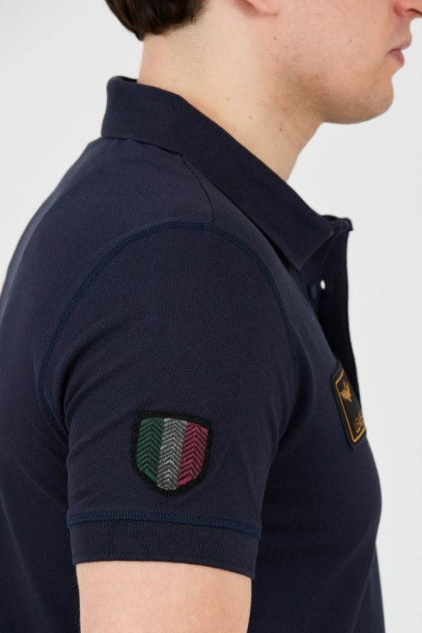 AERONAUTICA MILITARE Granatowe polo Frecce Tricolori