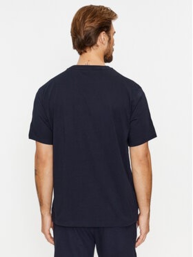 Tommy Hilfiger T-Shirt Logo UM0UM03005 Granatowy Regular Fit