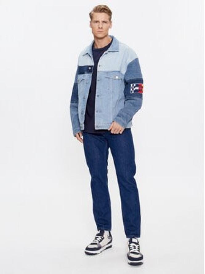 Tommy Jeans Kurtka jeansowa Aiden DM0DM16737 Niebieski Oversize