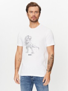 Boss T-Shirt Terassic 50510376 Biały Regular Fit