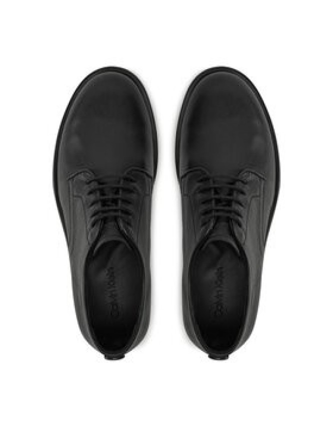 Calvin Klein Półbuty Derby Lth HM0HM01567 Czarny