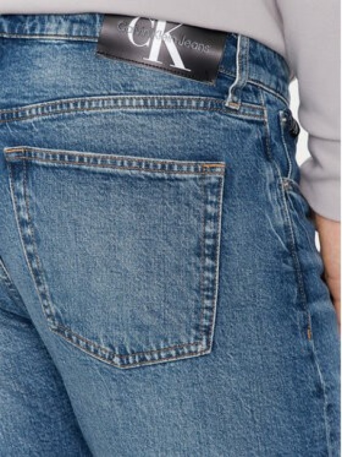 Calvin Klein Jeans Jeansy J30J326789 Niebieski Tapered Fit