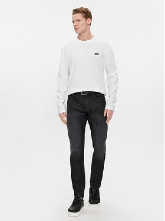 Calvin Klein Longsleeve K10K111847 Biały Regular Fit