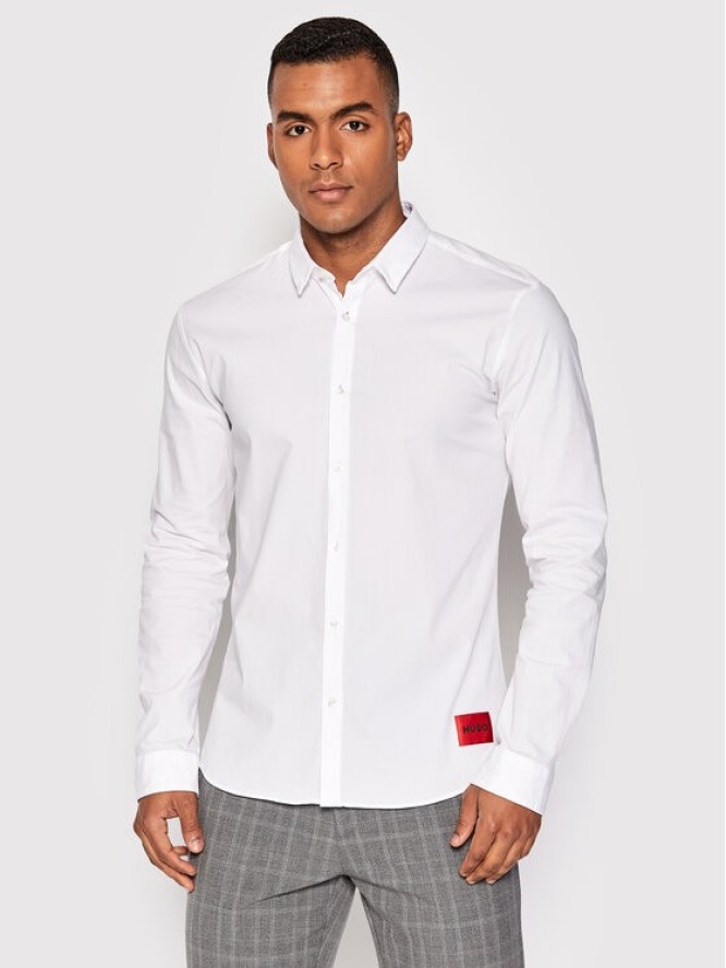 Hugo Koszula Ero3-W 50475687 Biały Extra Slim Fit