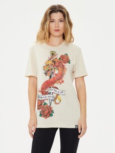 Brave Soul T-Shirt MTS-149LENNON Écru Straight Fit