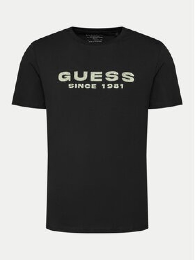 Guess T-Shirt M4GI61 J1314 Czarny Slim Fit