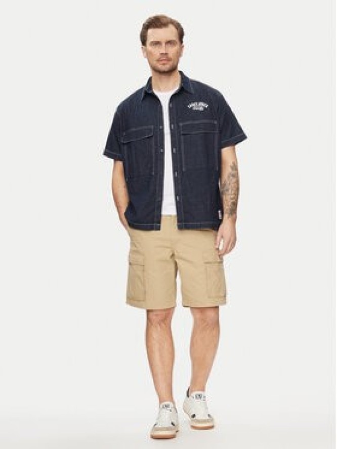 Wrangler Koszula jeansowa Casey 112351229 Granatowy Relaxed Fit