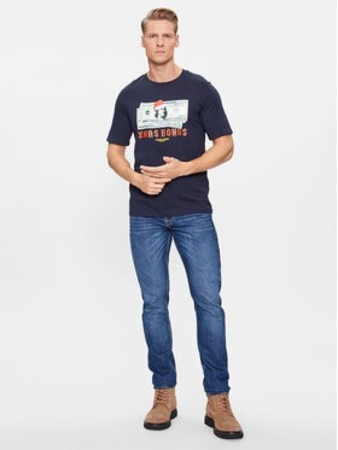 Jack&Jones T-Shirt 12246605 Granatowy Standard Fit