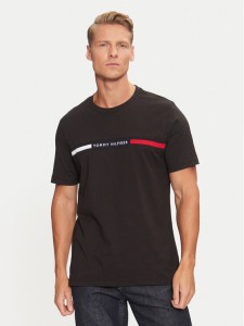 Tommy Hilfiger T-Shirt MW0MW36498 Czarny Regular Fit