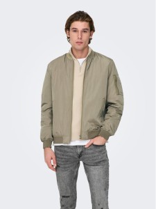 Only & Sons Kurtka bomber Joshua 22023287 Beżowy Regular Fit