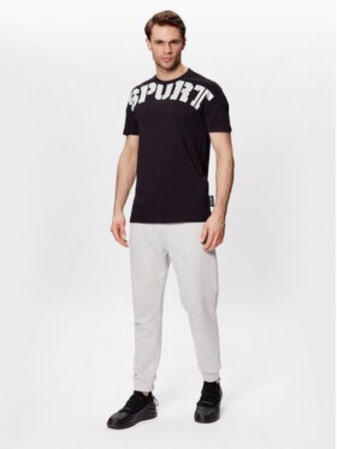 Plein Sport T-Shirt SACC MTK6031 SJY001N Czarny Regular Fit