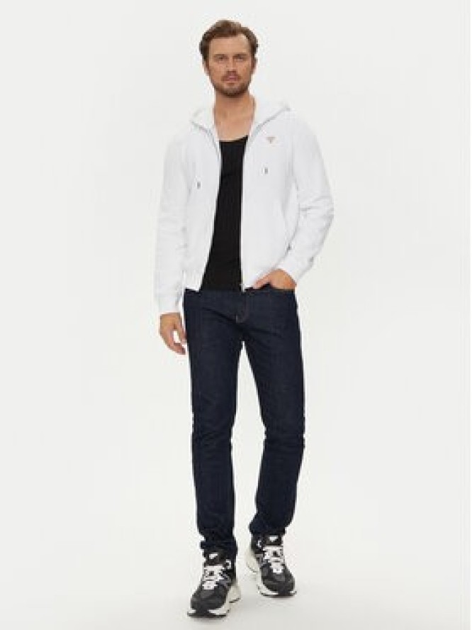 Guess Jeans Bluza M4YQ28 K9V31 Biały Regular Fit