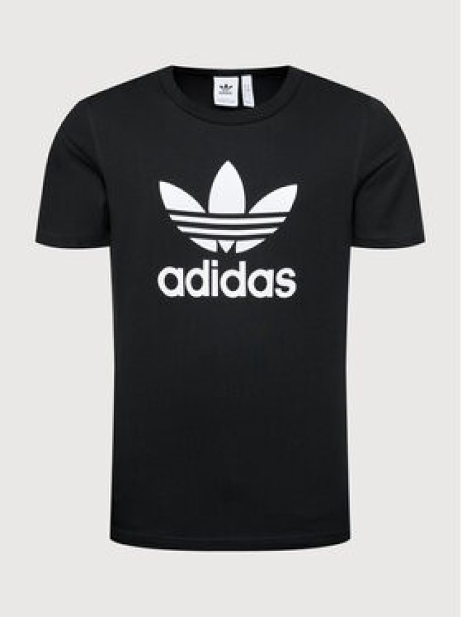 adidas T-Shirt adicolor Classics Trefoil H06642 Czarny Regular Fit